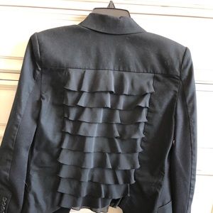 BCBG MaxAzria Blazer with Ruffled Back